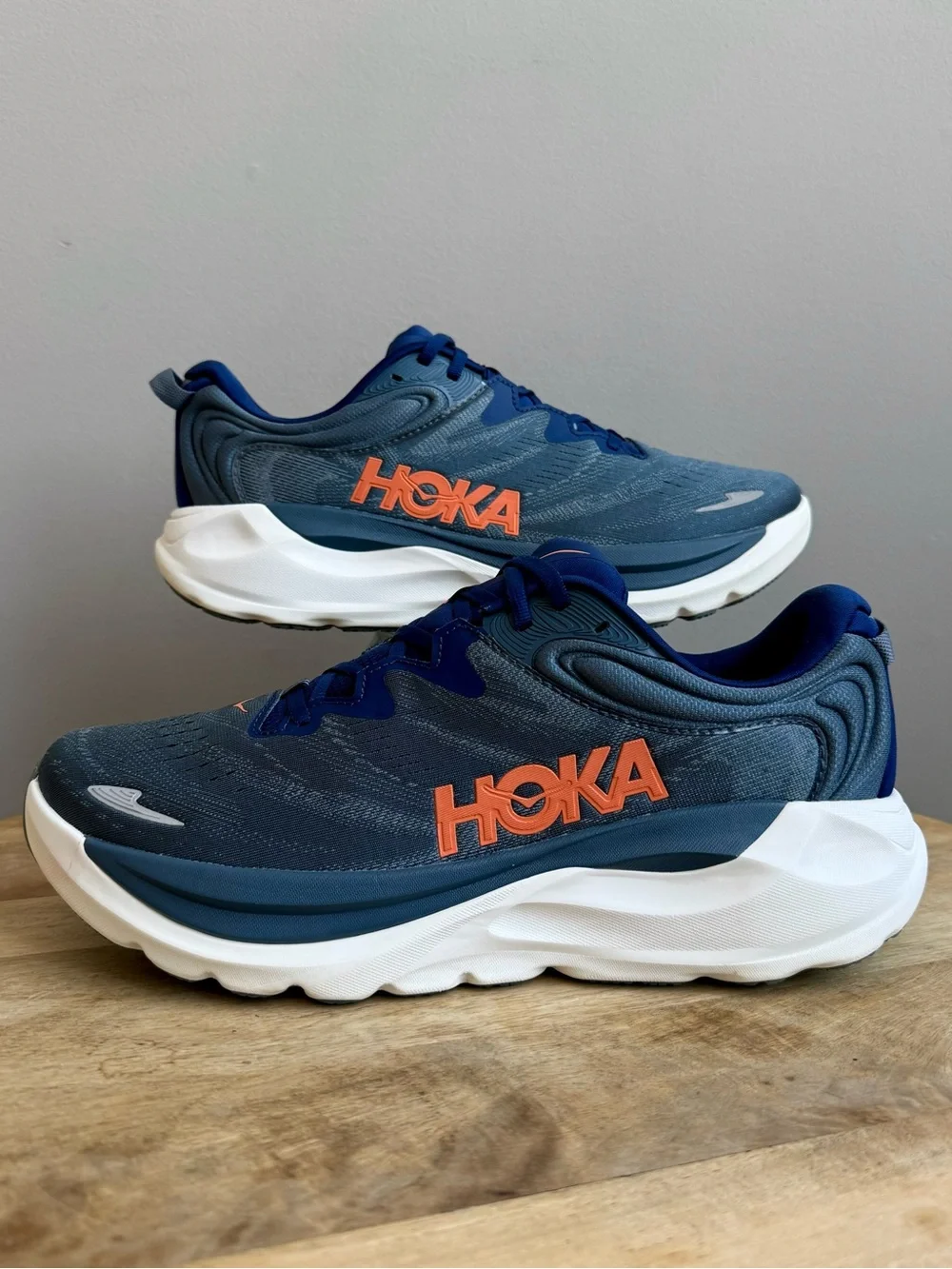 Hoka One One Gaviota 6 Mens Size 12 D Midnight Blue Navy Running Shoes